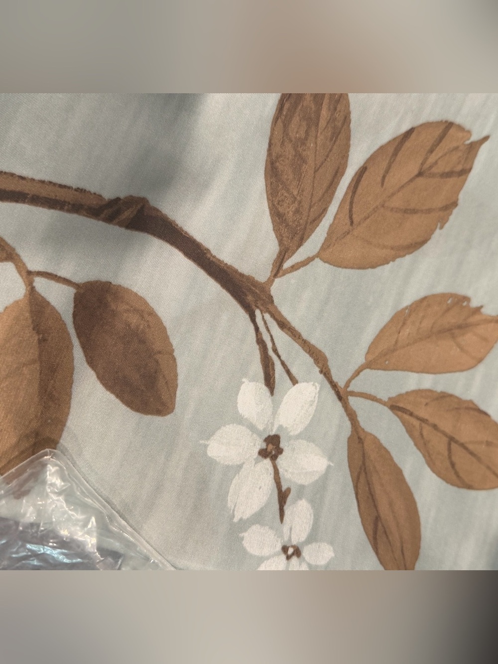 Vintage Kmart Shower Curtain Floral NEW 70” 72”